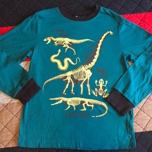 Gymboree long sleeve glow-in-the dark shirt.